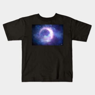 Moonglow Abstract Painting Kids T-Shirt